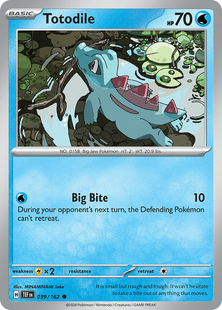 Totodile — Temporal Forces Pokemon card