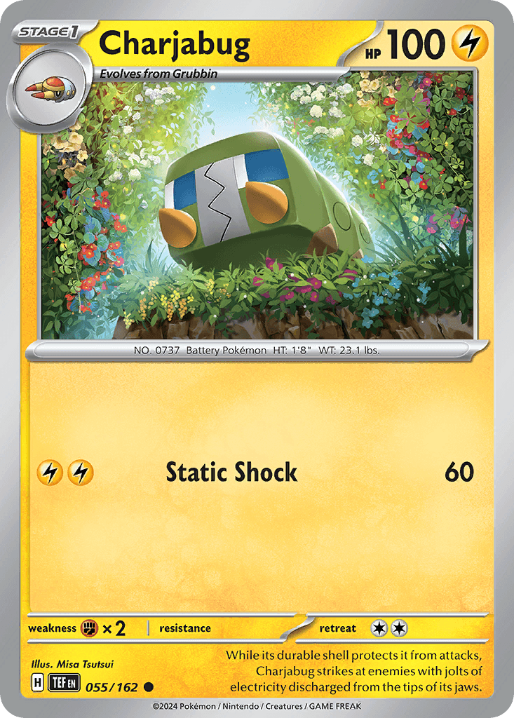 Charjabug — Temporal Forces Pokemon card