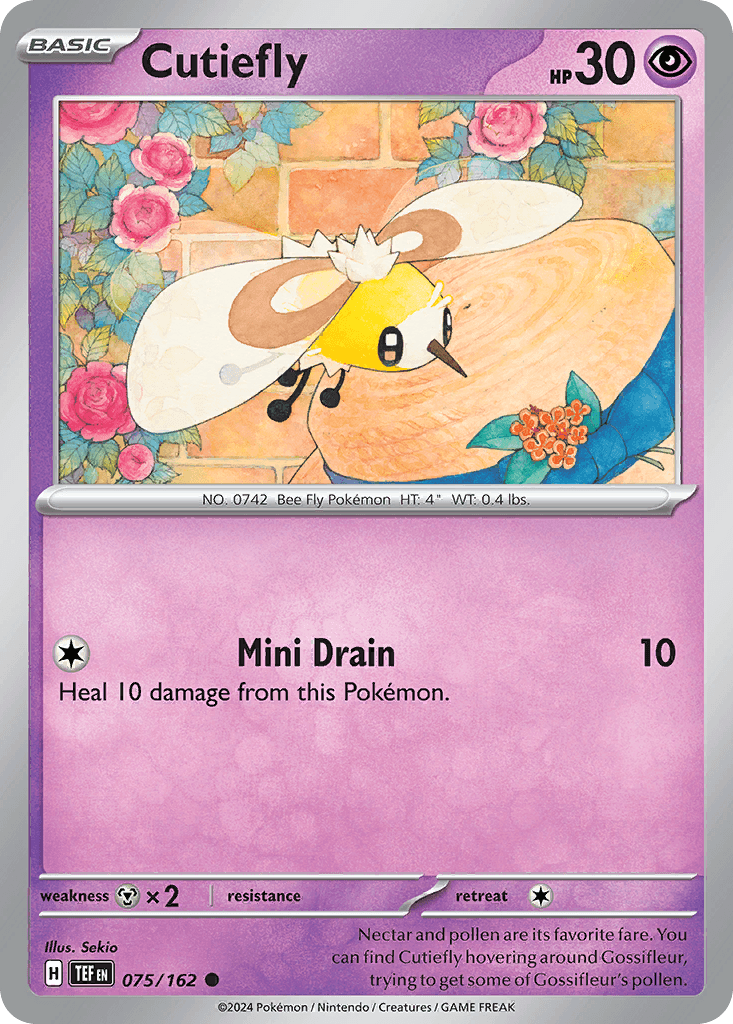 Cutiefly — Temporal Forces Pokemon card