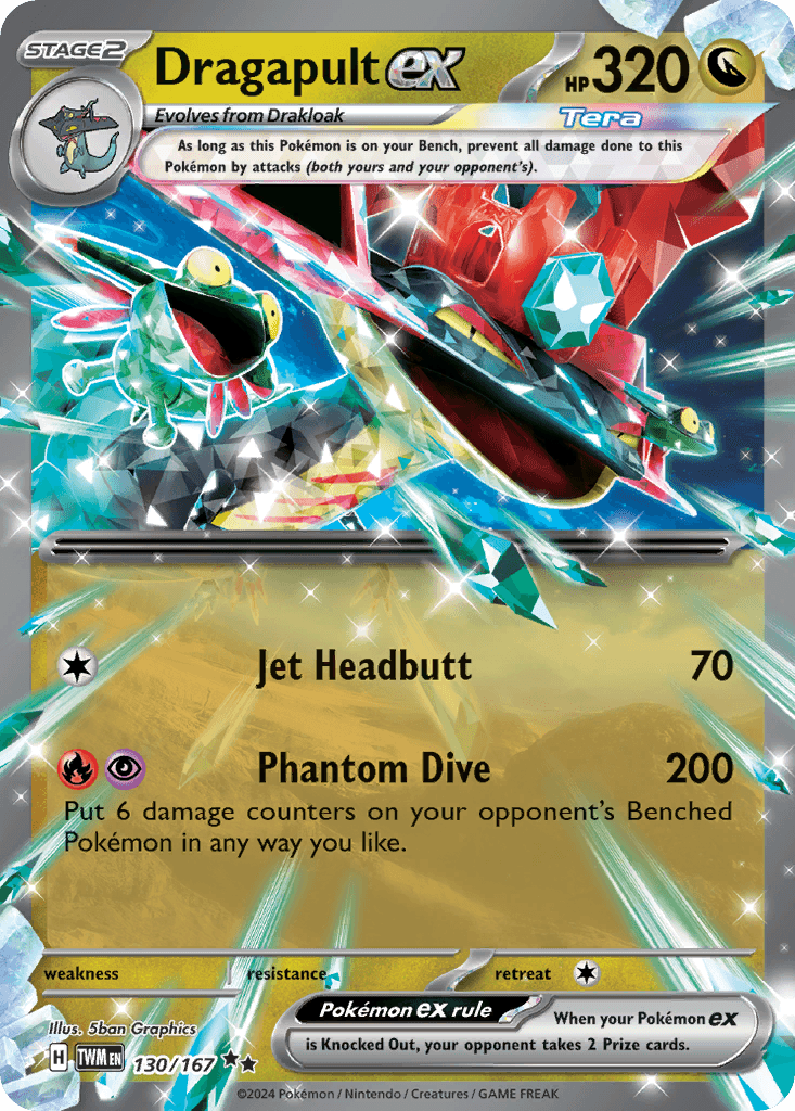 Dragapult ex — Twilight Masquerade Pokemon card