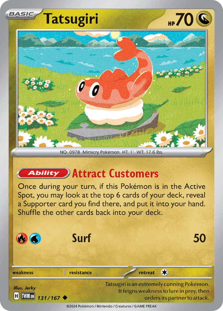 Tatsugiri — Twilight Masquerade Pokemon card