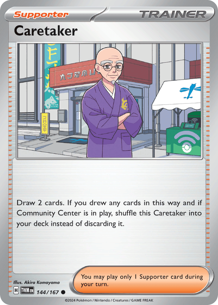 Caretaker — Twilight Masquerade Pokemon card
