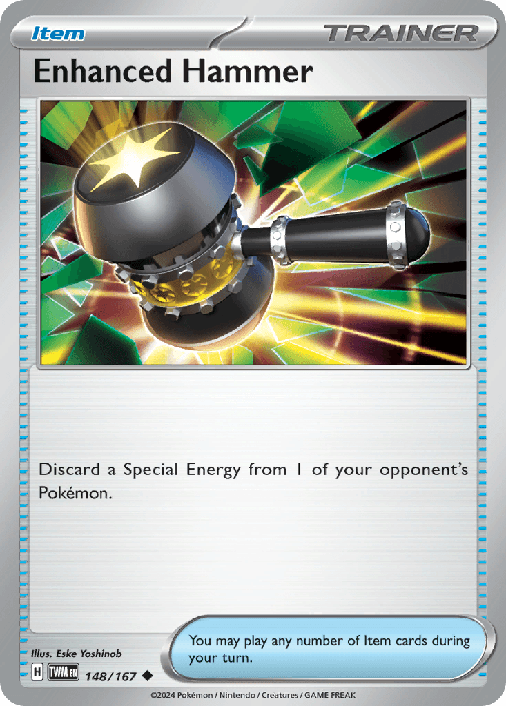 Enhanced Hammer — Twilight Masquerade Pokemon card