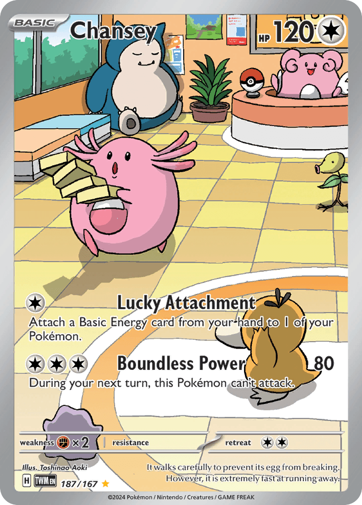 Chansey — Twilight Masquerade Pokemon card