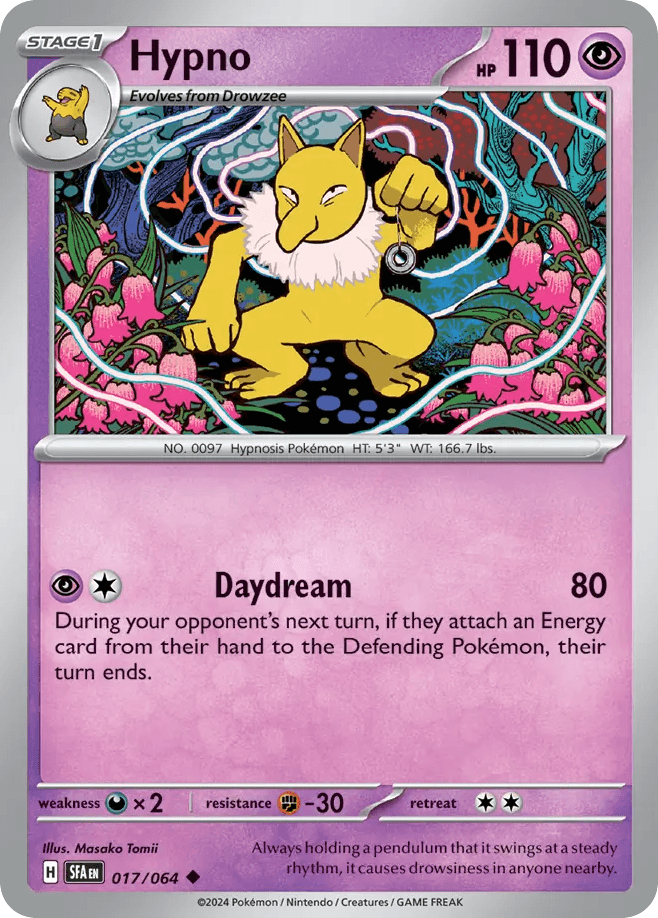 Hypno — Shrouded Fable Pokemon card