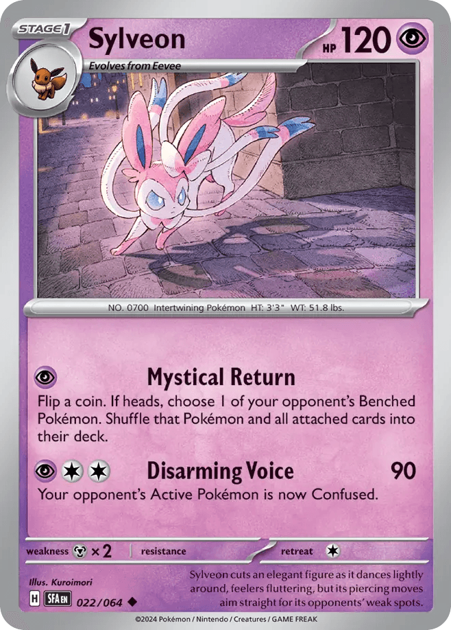 Sylveon — Shrouded Fable Pokemon card