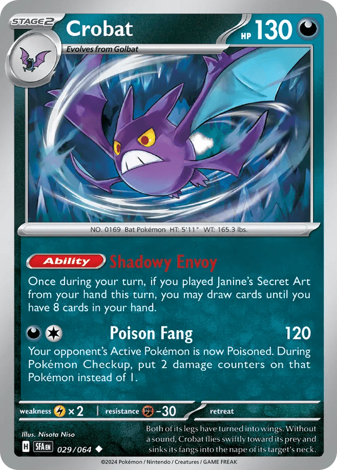 Crobat — Shrouded Fable Pokemon card