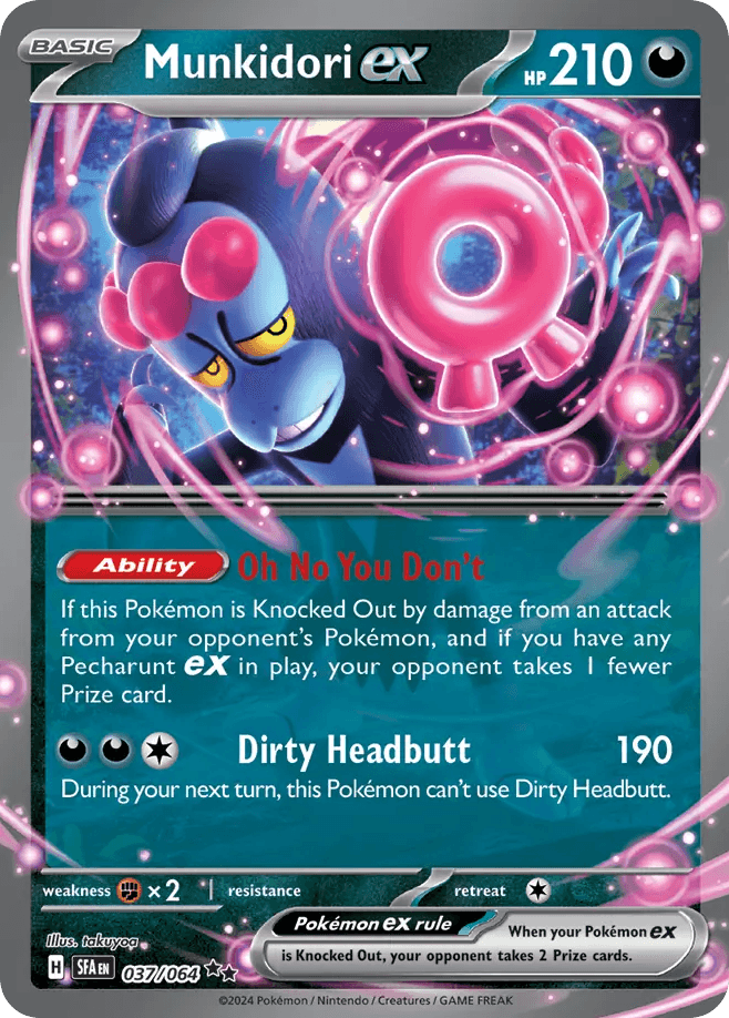 Munkidori ex — Shrouded Fable Pokemon card