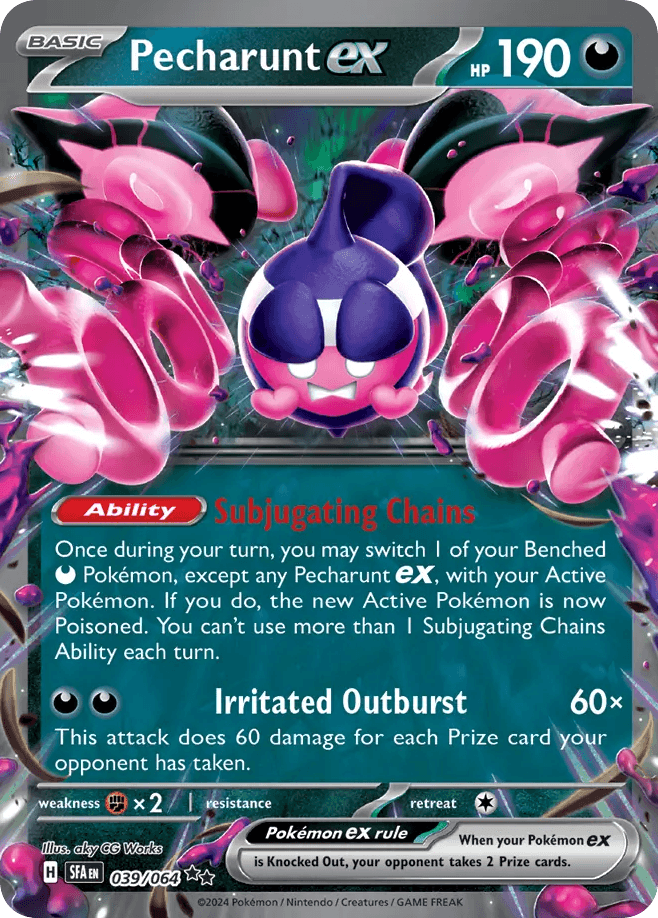 Pecharunt ex — Shrouded Fable Pokemon card