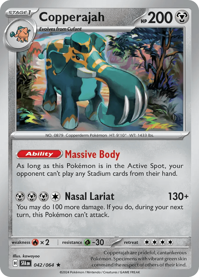 Copperajah — Shrouded Fable Pokemon card