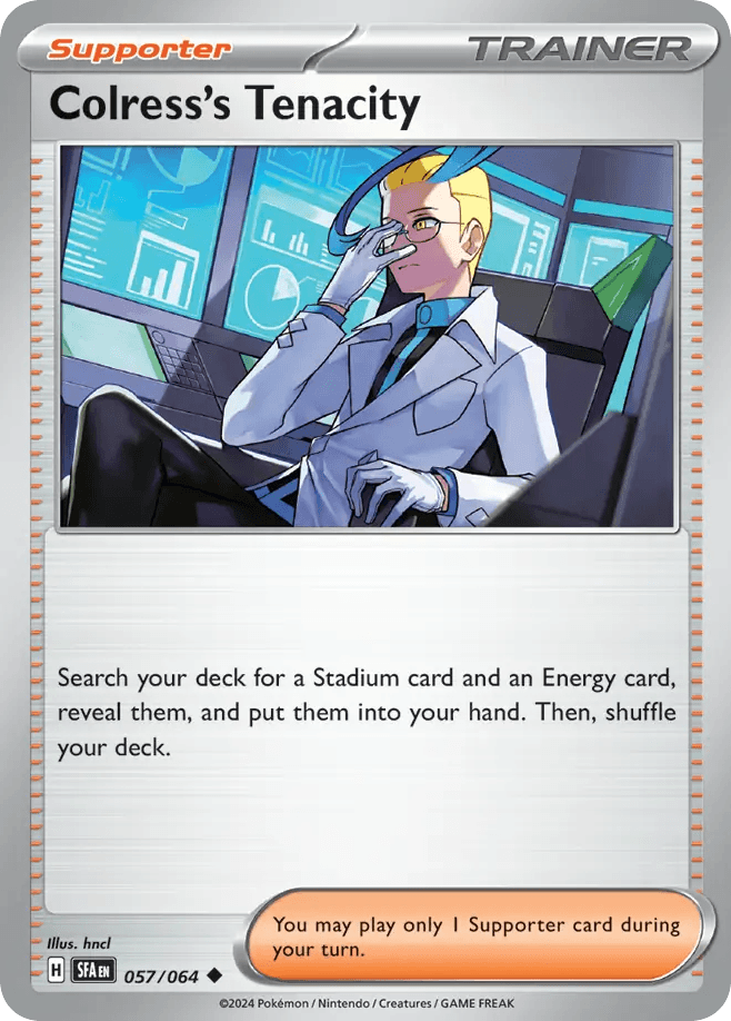 Colress's Tenacity — Shrouded Fable Pokemon card