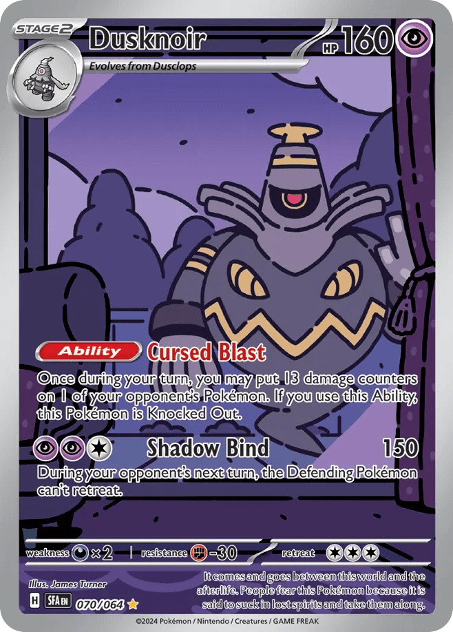 Dusknoir — Shrouded Fable Pokemon card