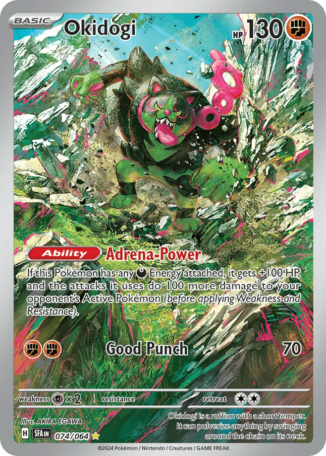 Okidogi — Shrouded Fable Pokemon card