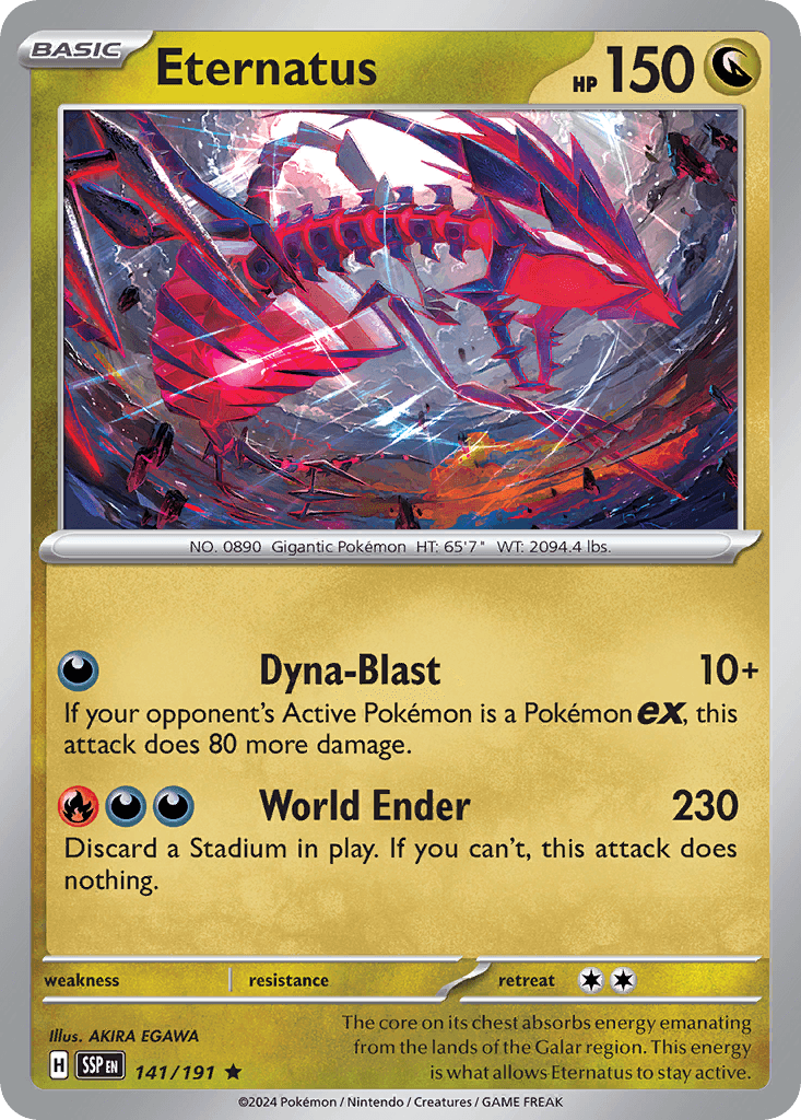 Eternatus — Surging Sparks Pokemon card