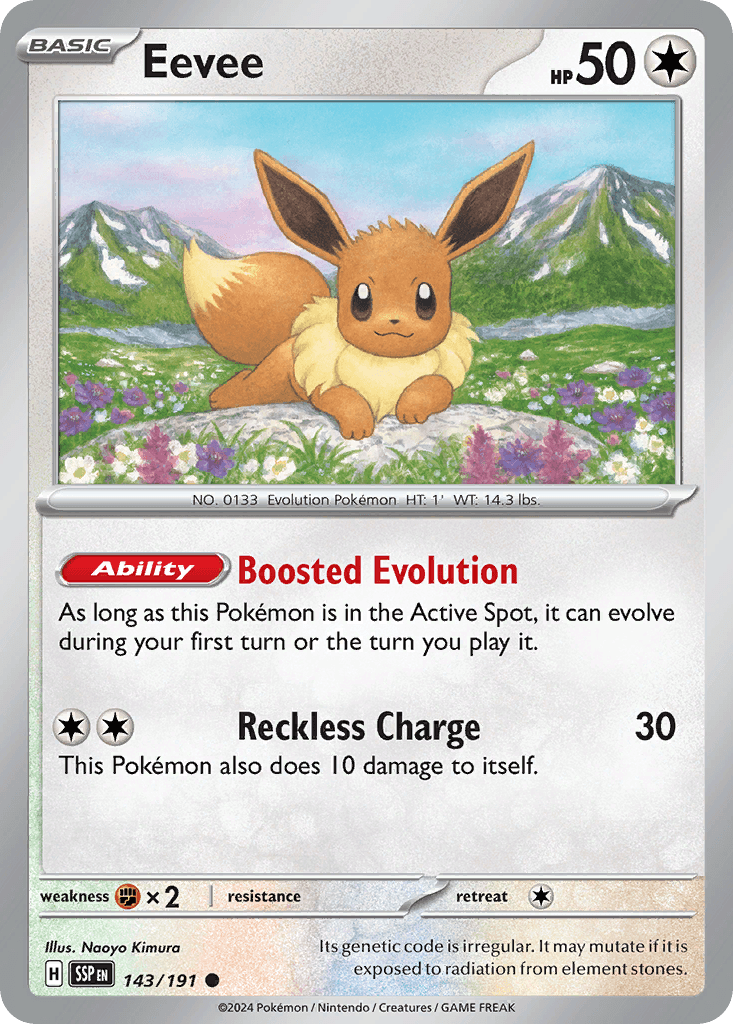 Eevee — Surging Sparks Pokemon card