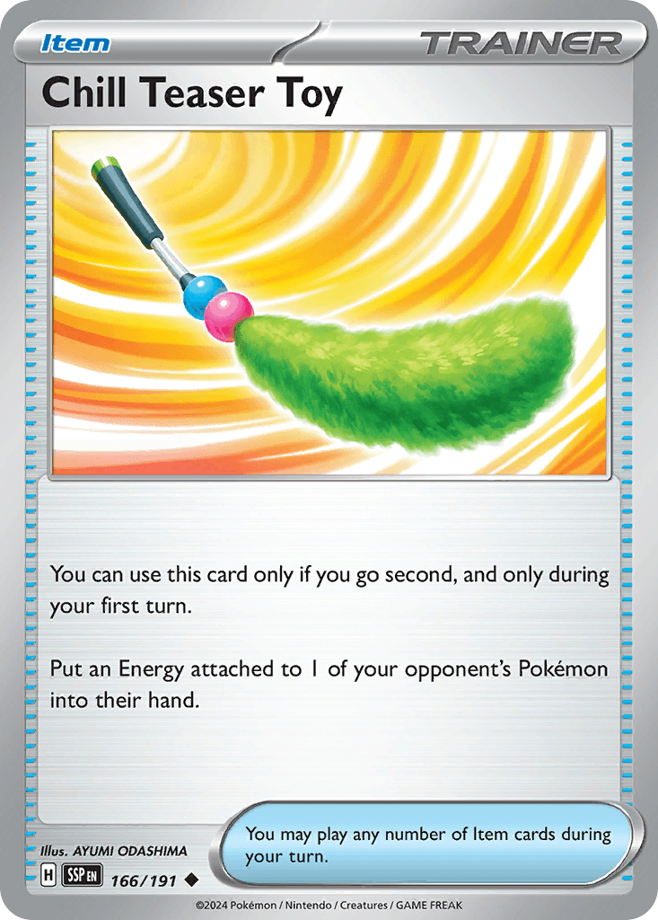 Chill Teaser Toy — Surging Sparks Pokemon card