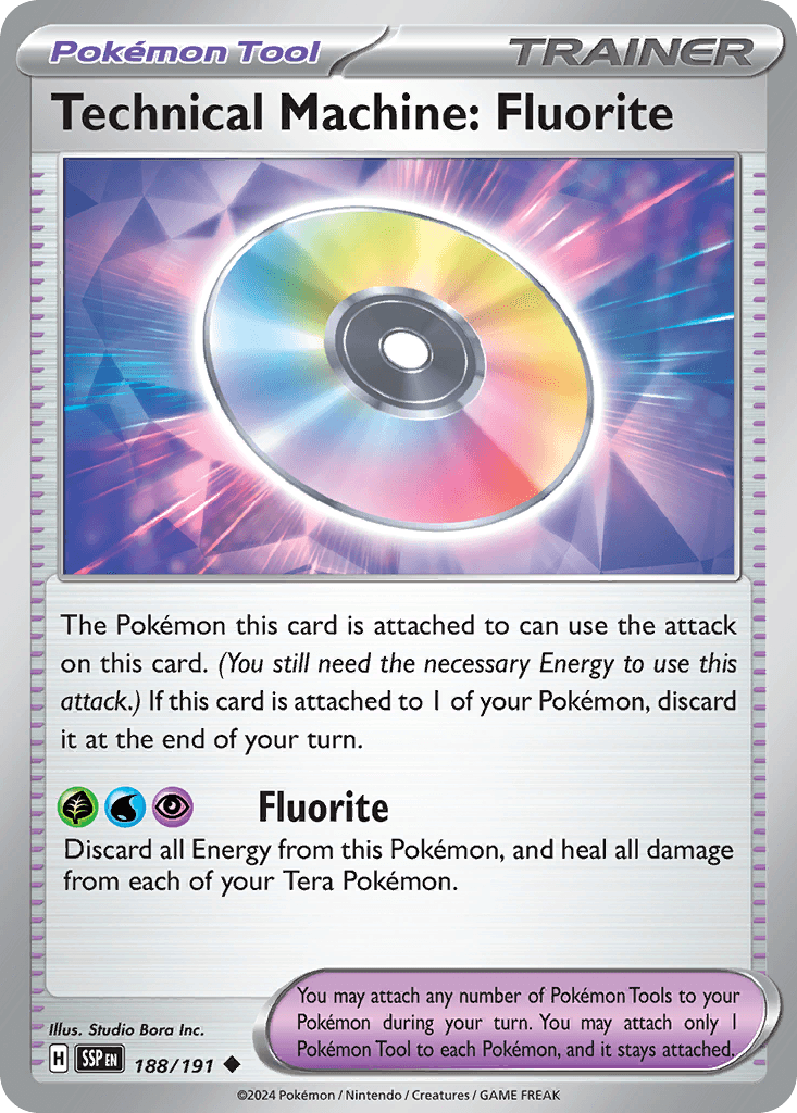Technical Machine: Fluorite — Surging Sparks Pokemon card