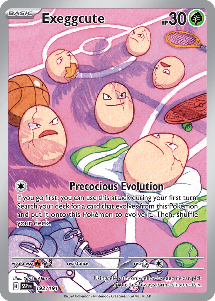 Exeggcute — Surging Sparks Pokemon card