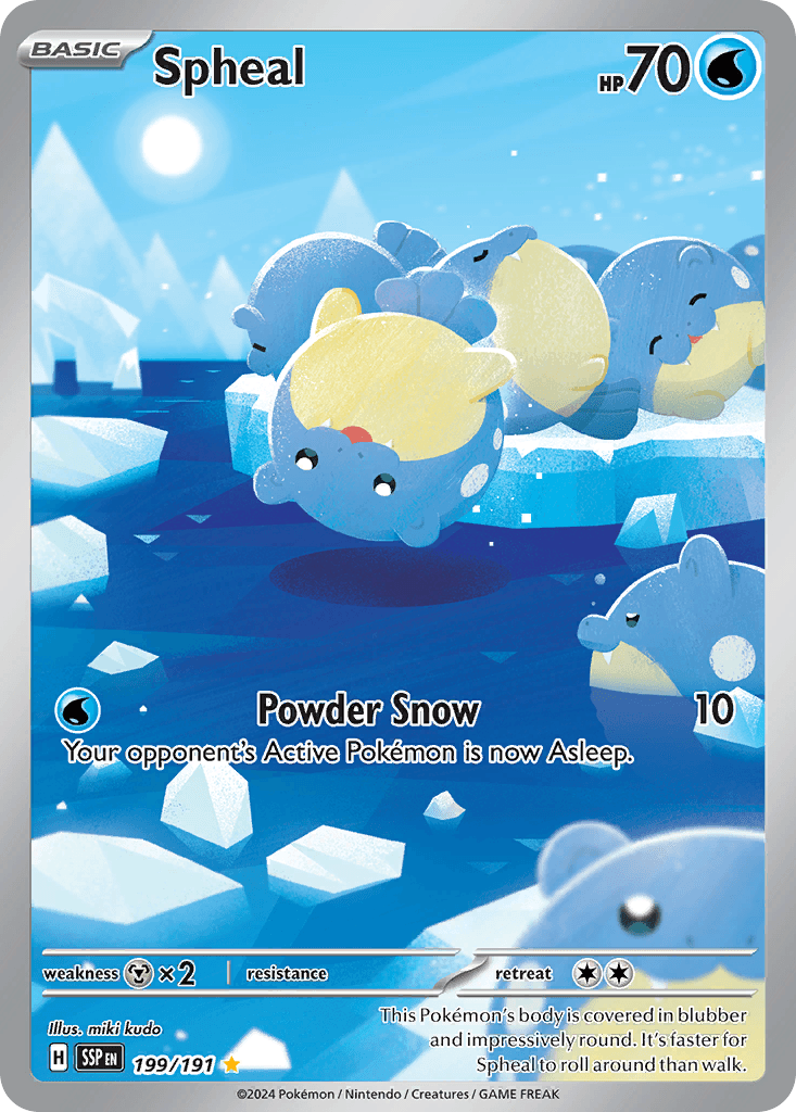 Spheal — Surging Sparks Pokemon card