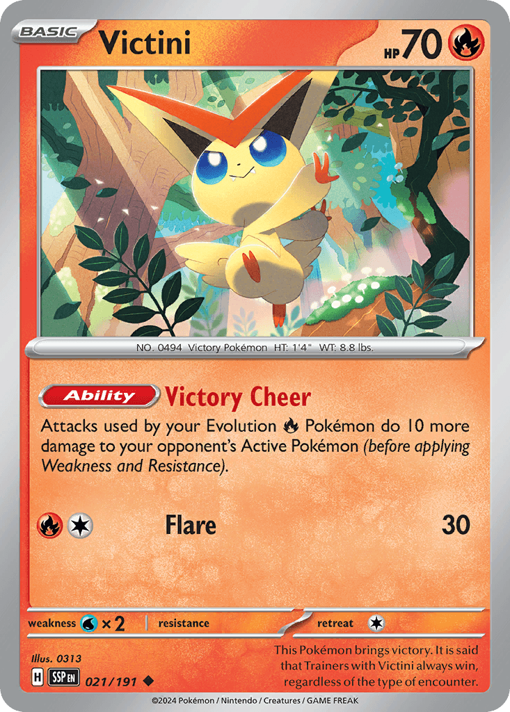 Victini — Surging Sparks Pokemon card
