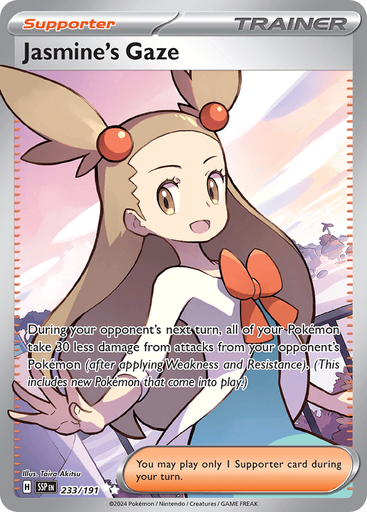 Jasmine's Gaze — Surging Sparks Pokemon card