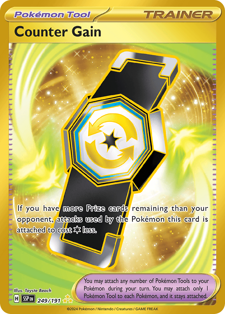 Counter Gain — Surging Sparks Pokemon card