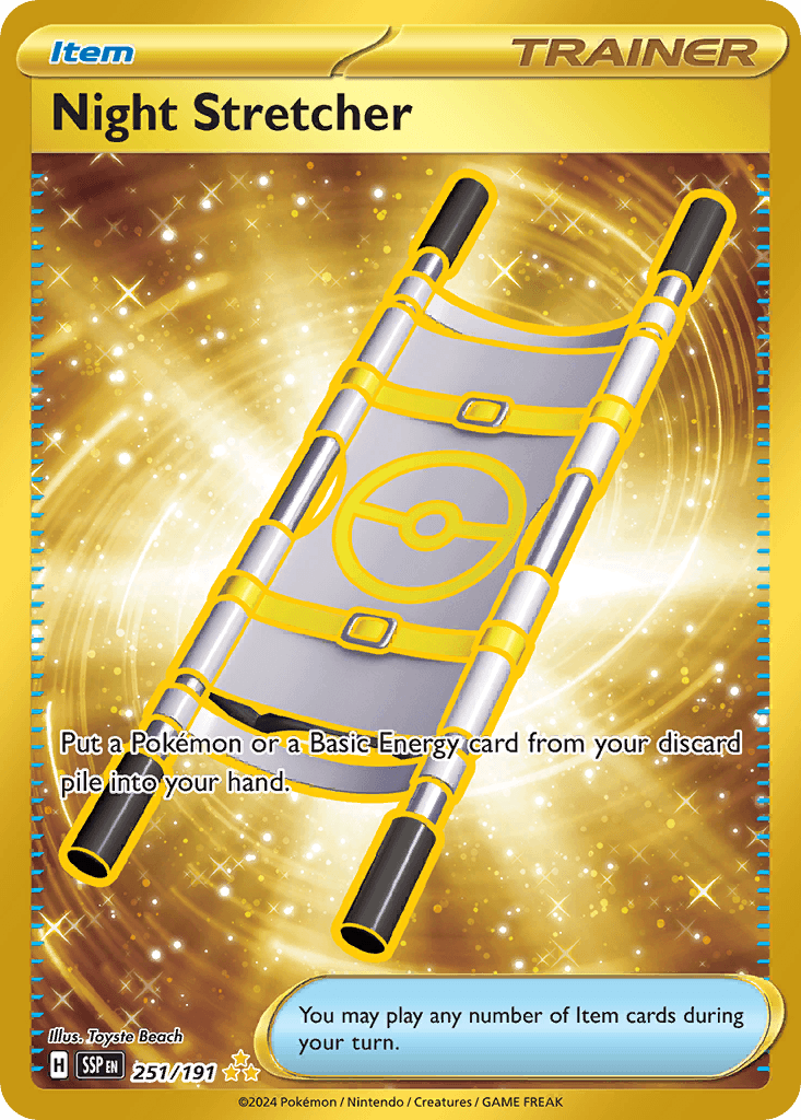 Night Stretcher — Surging Sparks Pokemon card