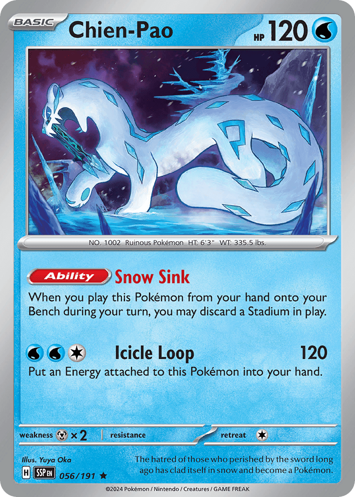 Chien-Pao — Surging Sparks Pokemon card