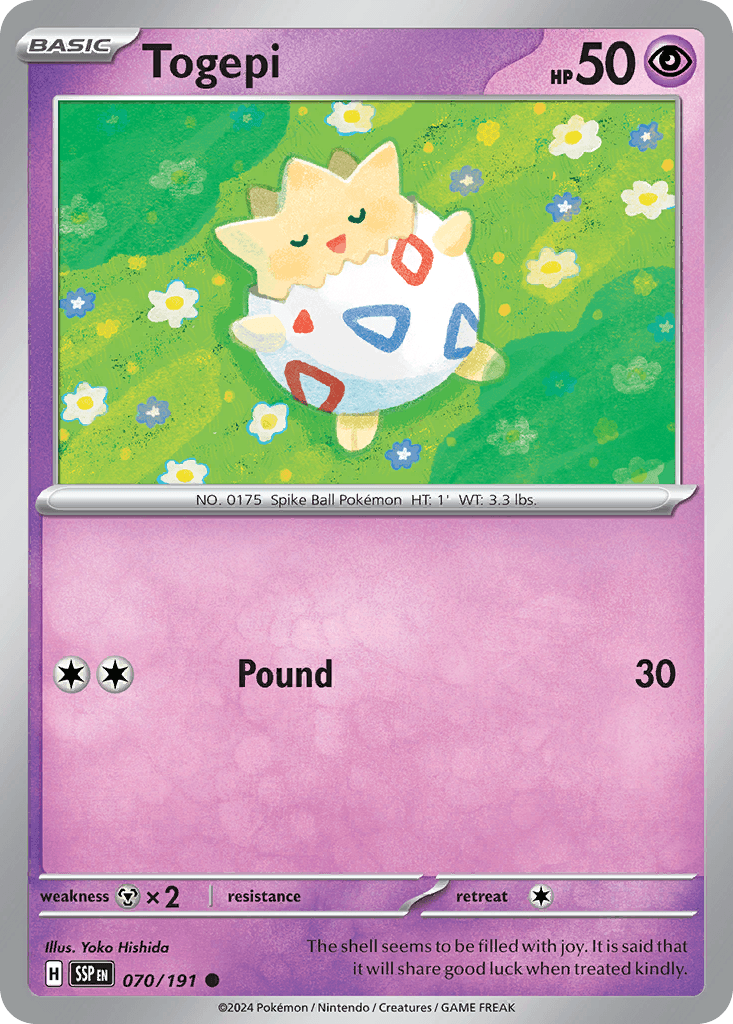 Togepi — Surging Sparks Pokemon card