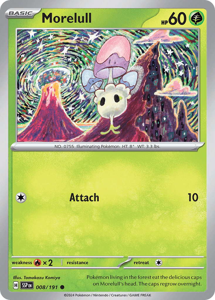 Morelull — Surging Sparks Pokemon card
