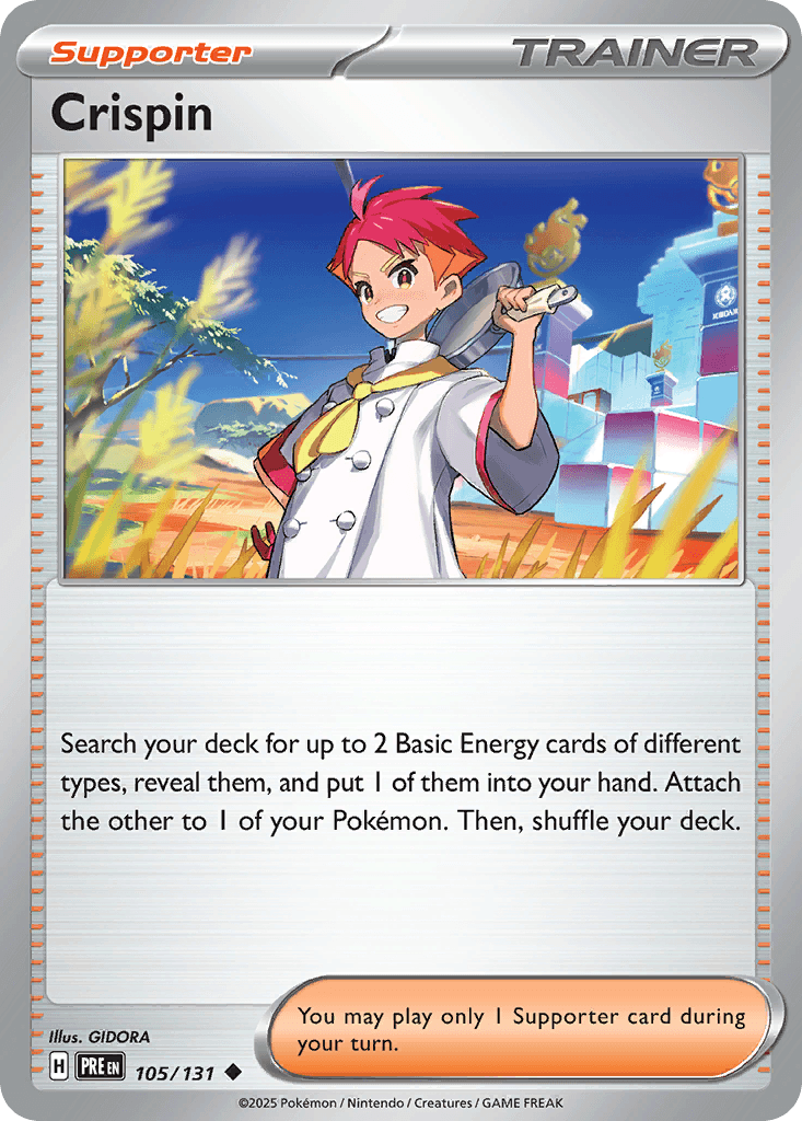 Crispin — Prismatic Evolutions Pokemon card