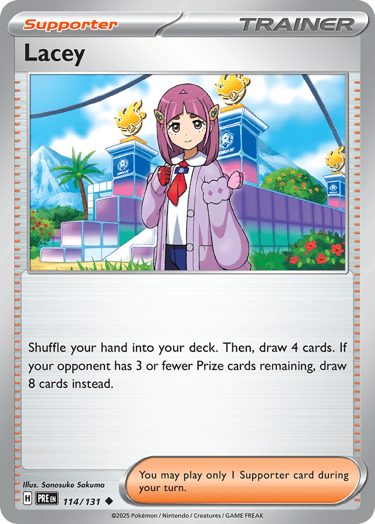 Lacey — Prismatic Evolutions Pokemon card