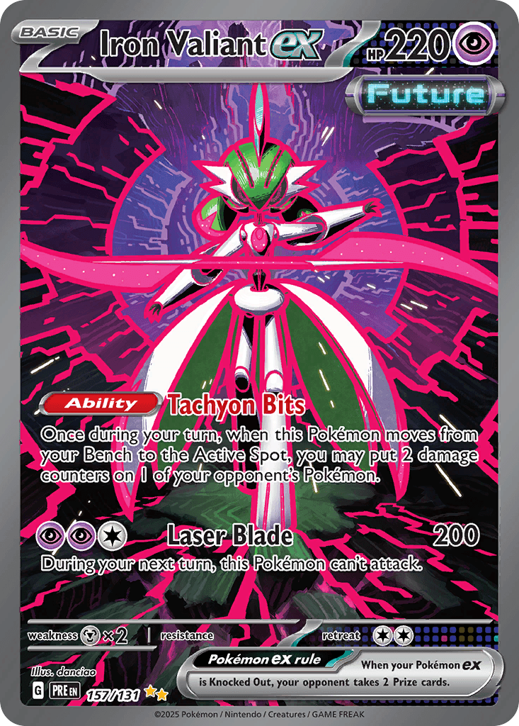Iron Valiant ex — Prismatic Evolutions Pokemon card