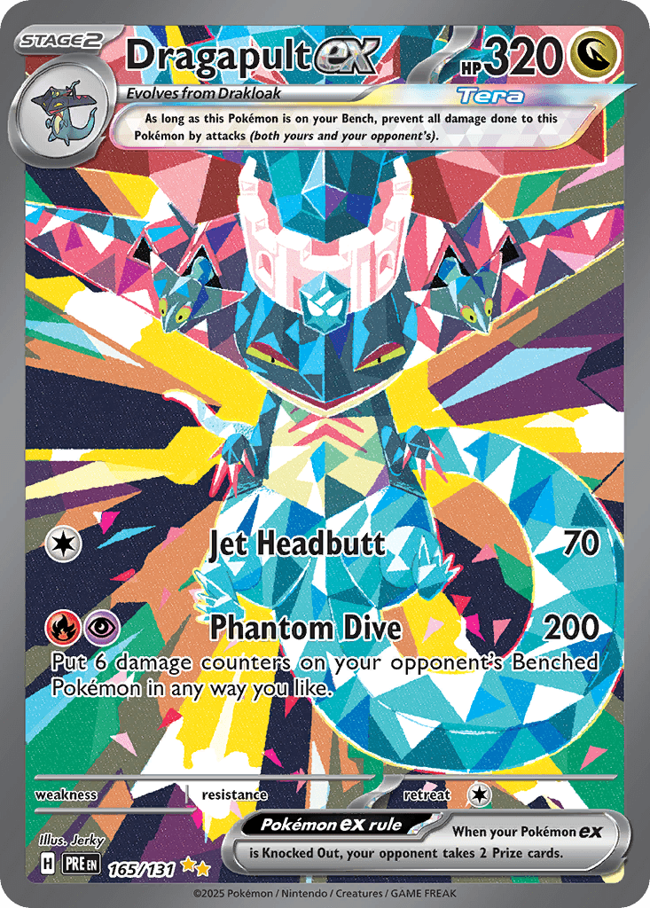 Dragapult ex — Prismatic Evolutions Pokemon card