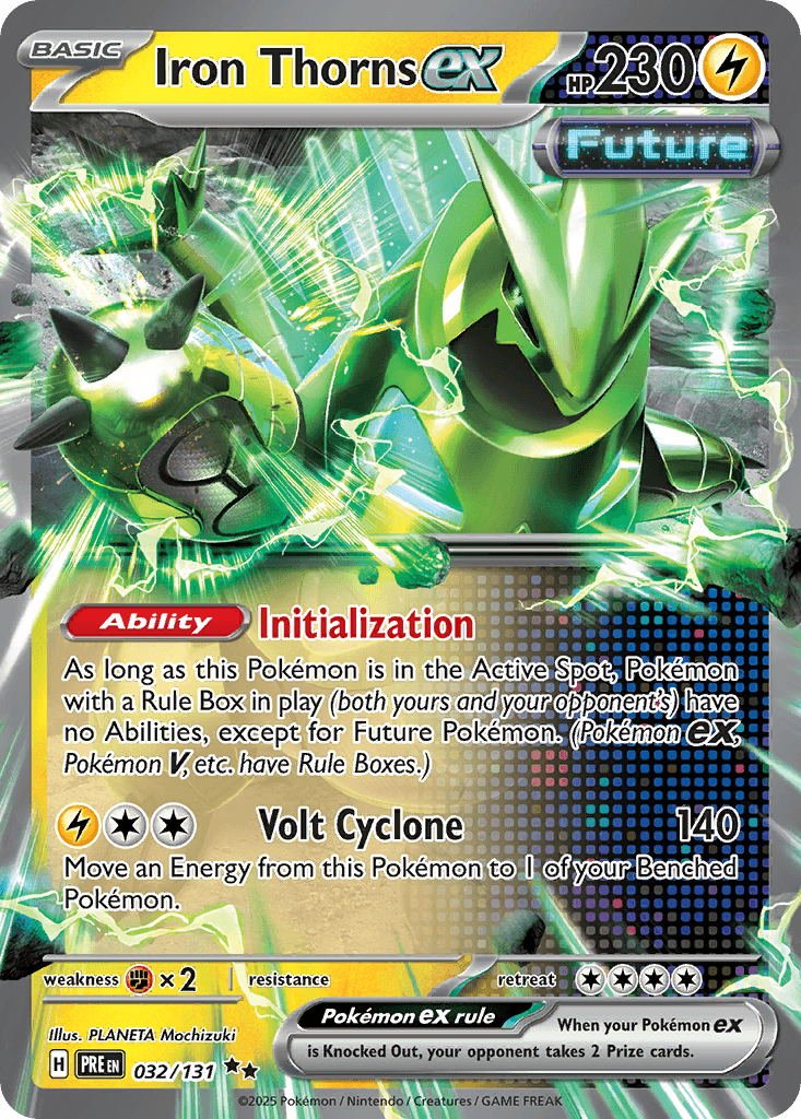 Iron Thorns ex — Prismatic Evolutions Pokemon card