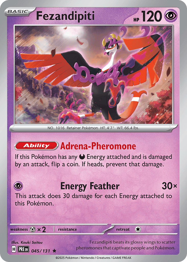 Fezandipiti — Prismatic Evolutions Pokemon card