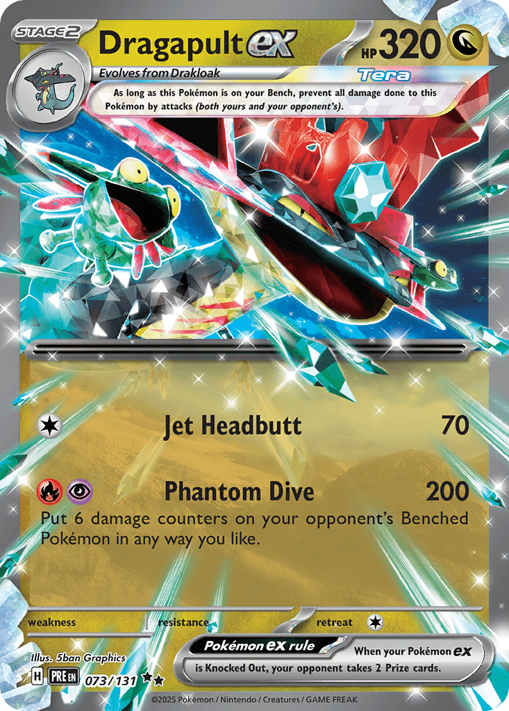Dragapult ex — Prismatic Evolutions Pokemon card