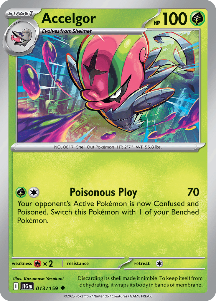 Accelgor — Journey Together Pokemon card