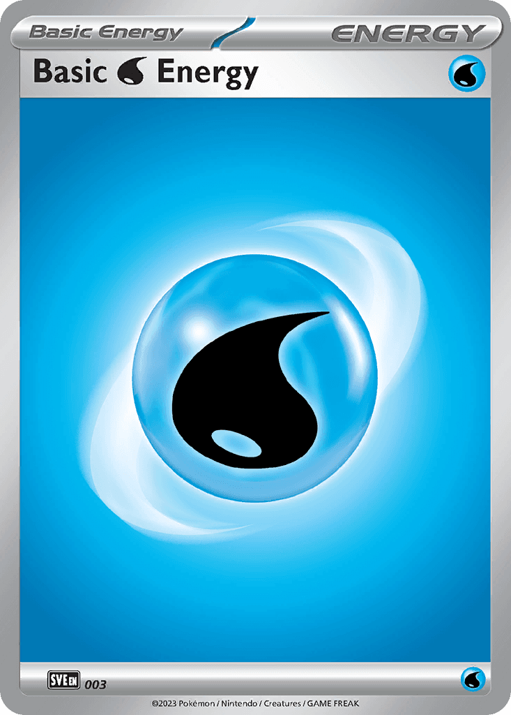 Basic Water Energy — Scarlet & Violet Energies Pokemon card
