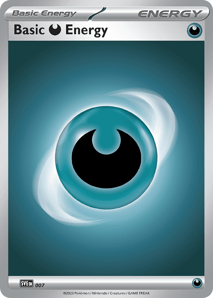 Basic Darkness Energy — Scarlet & Violet Energies Pokemon card