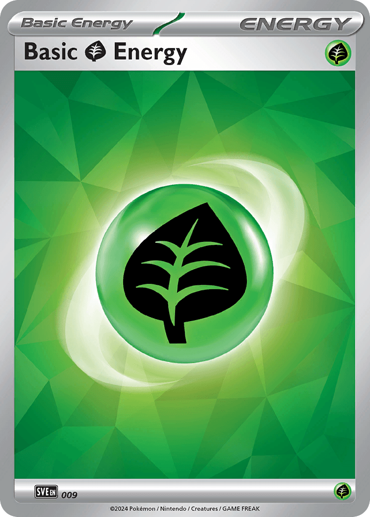 Basic Grass Energy — Scarlet & Violet Energies Pokemon card