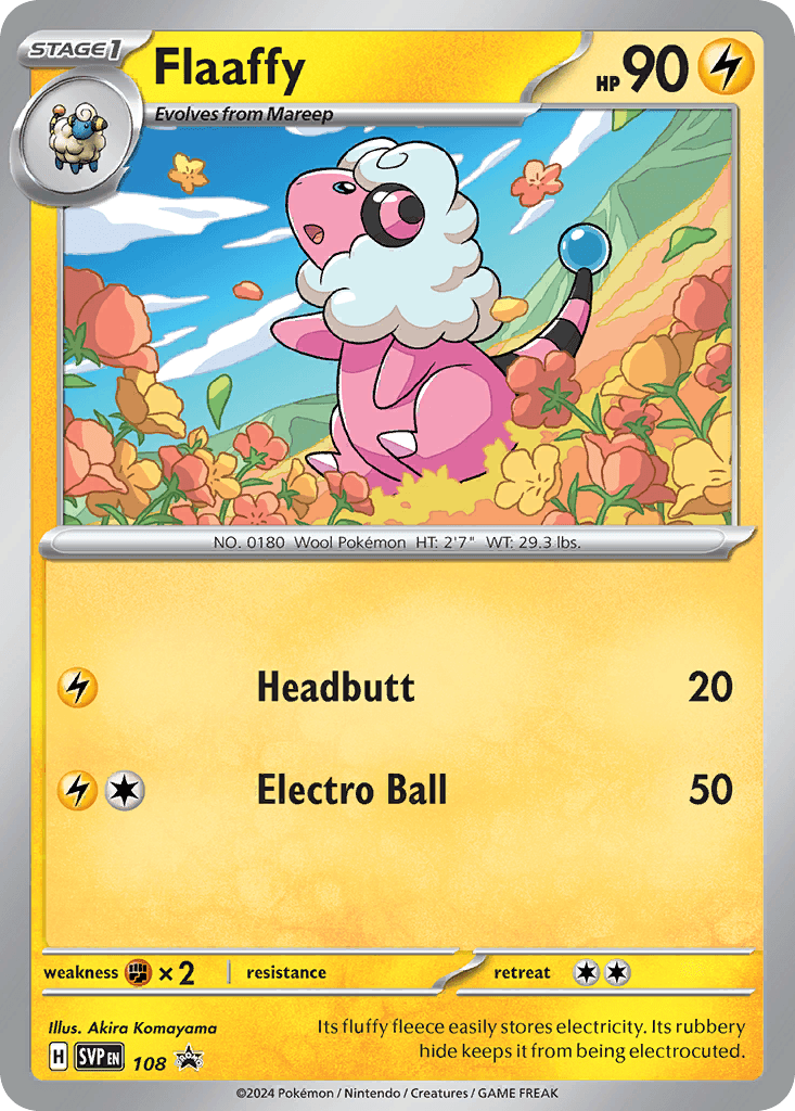Flaaffy — Scarlet & Violet Black Star Promos Pokemon card