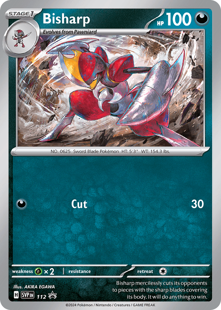 Bisharp — Scarlet & Violet Black Star Promos Pokemon card