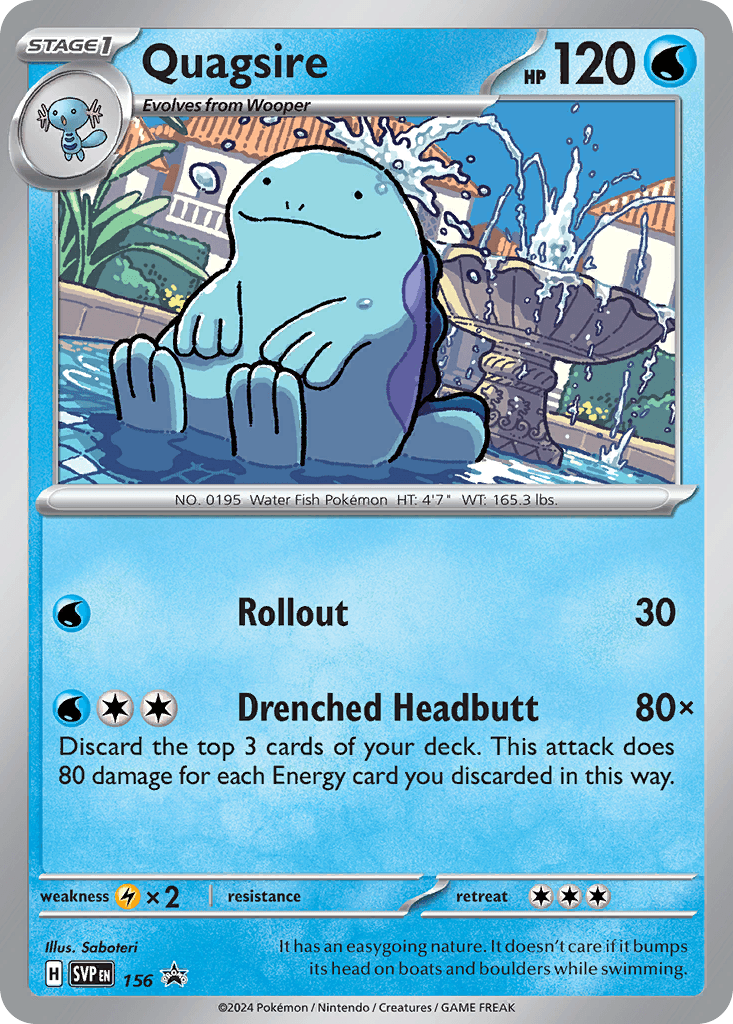 Quagsire — Scarlet & Violet Black Star Promos Pokemon card