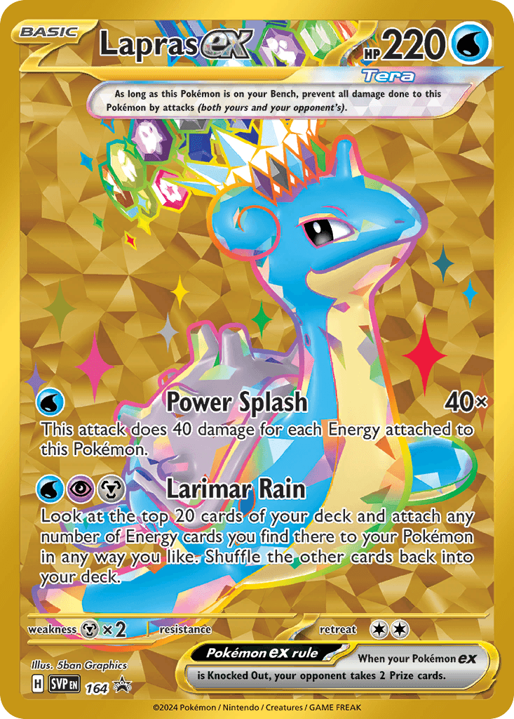 Lapras ex — Scarlet & Violet Black Star Promos Pokemon card