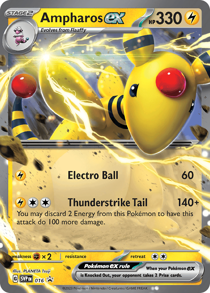 Ampharos ex — Scarlet & Violet Black Star Promos Pokemon card