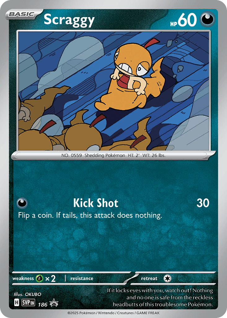 Scraggy — Scarlet & Violet Black Star Promos Pokemon card