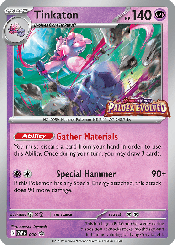 Tinkaton — Scarlet & Violet Black Star Promos Pokemon card