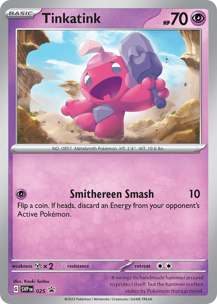Tinkatink — Scarlet & Violet Black Star Promos Pokemon card