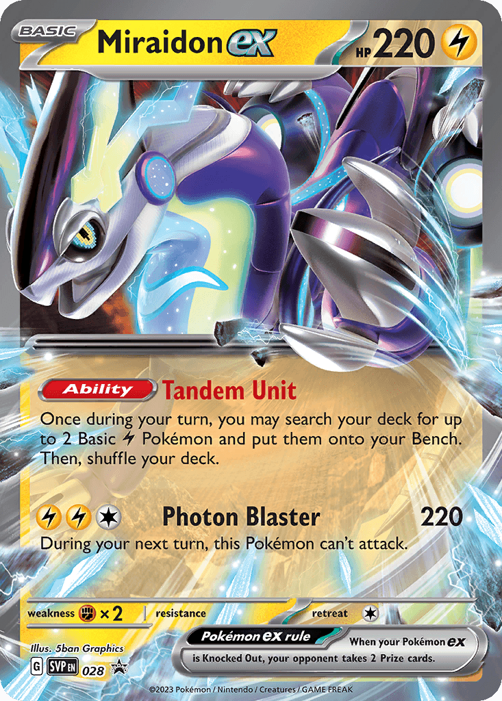 Miraidon ex — Scarlet & Violet Black Star Promos Pokemon card